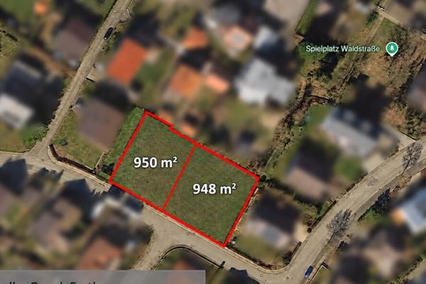 Zwei Baugrundstücke in Eppingen: 950 m² und 948 m² – einzeln oder vereint als Gesamtfläche erwerbbar