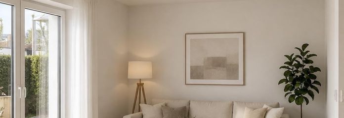Eerste bewoning vanaf 02/2027: Modern wonen met eigen tuin in Zorneding – Wohnzimmer