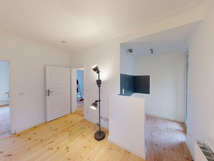 Wohnzimmer / Offene Küche