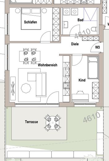 Grundriss W3