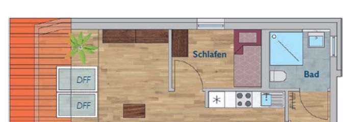 Dachtraum im Neubau mit Fußbodenheizung, EBK, Lift! Erstbezug!