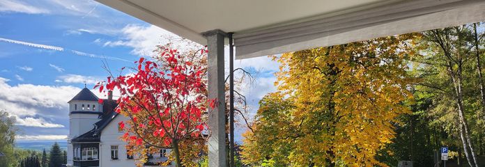 Balkon Herbst