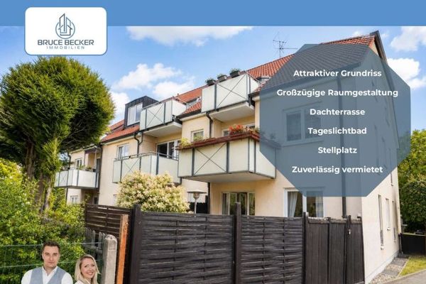 Attraktive Kapitalanlage im Dresdner Südosten - Vermietete 2-Zimmer-Wohnung mit Dachterrasse