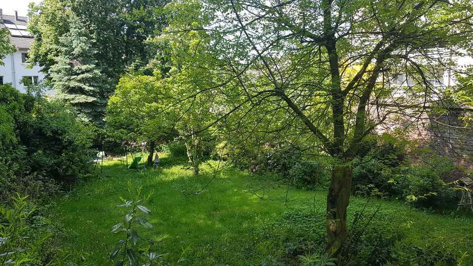 Nähe Barmenia und Uni, Apartment mit Einbauküche und Gartennutzung – Garten