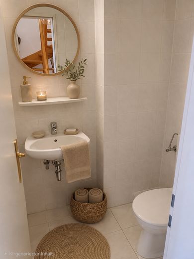 De particulier : appartement moderne, libre, très bien entretenu, de 2 pièces, en copropriété sur 2 niveaux, dernier étage à Marienthal – Photo 9