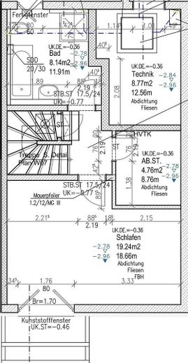 Luxuriöse 2 Zimmer Wohnung mit EBK in Olching – Grundriss UG