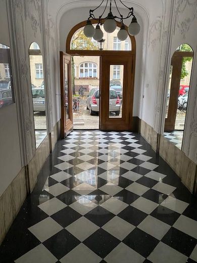 Zonder courtage - Charmante 1-kamerwoning vlak bij de Lietzensee – Hauseingang