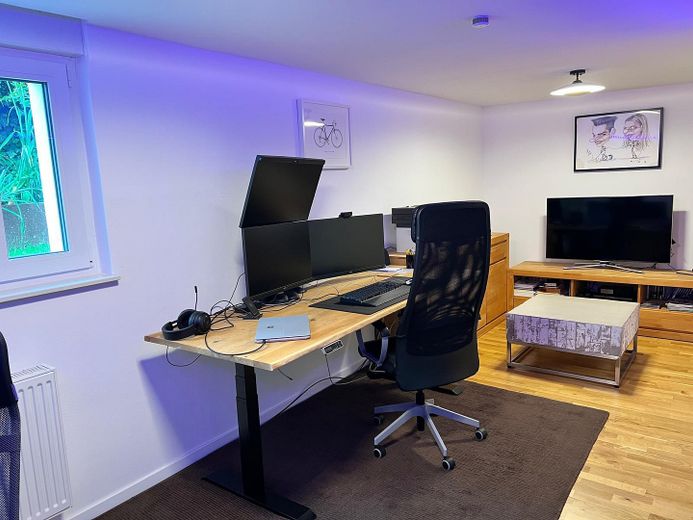 Büro im Keller