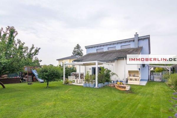 IMMOBERLIN.DE - Meravigliosa casa unifamiliare con giardino esposto a ovest e garage doppio vicino al lago