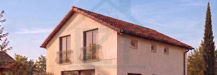 Современный городской дом с участком площадью 500 м² на окраине Ротенштайна