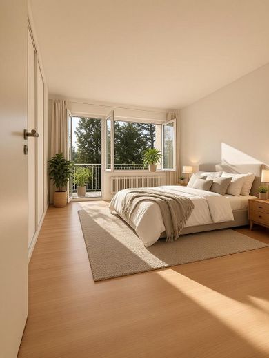 *** 3 Zimmer Wohnung mit ruhiger Terrasse in Bogenhausen Denning 2.OG *** – Zimmer - West - Wohnbeispiel