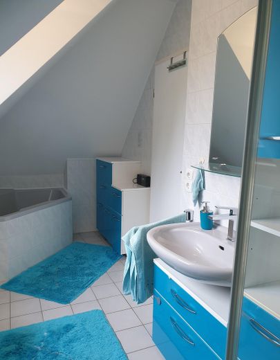 Blick ins Badezimmer