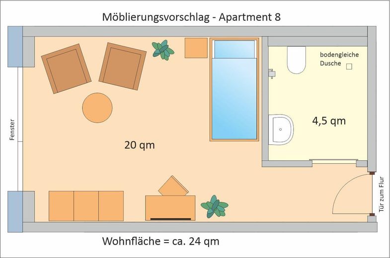 Seniorenwohngemeinschaft | Betreutes Wohnen | Pflege & 24h Betreuung | Senioren WG | Pflege WG – Foto 4