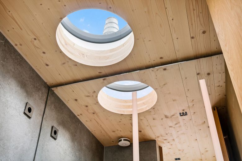 Tageslichtfenster im WC