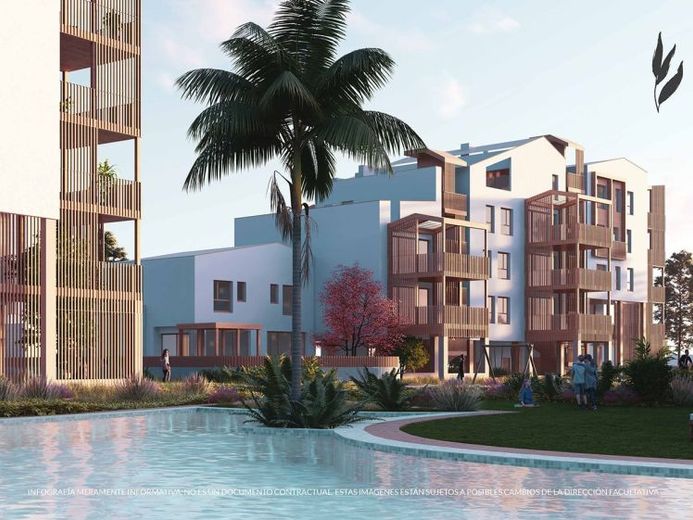 Nachhaltige Appartements mit 3 Schlafzimmern, 2 Bädern, Klimaanlage, Kfz-Stellplatz, Gemeinschaftspool und Beachclub nur 400 m vom Strand – Foto 1