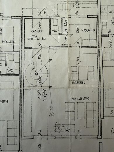 No commission! Prime location! Terraced house with expansion potential, energy rating B – Erdgeschoss