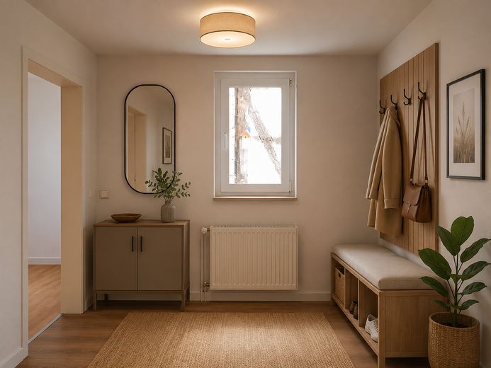Detached house with development potential (no broker) – Einrichtungsvorschlag (KI)