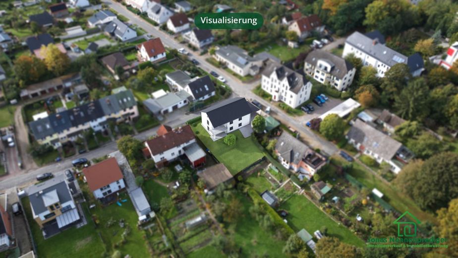 Baugrundstück mit Baugenehmigung für ein Wohnhaus mit 2 WE - für den Käufer provisionsfrei – Lage im Stadtteil Görries