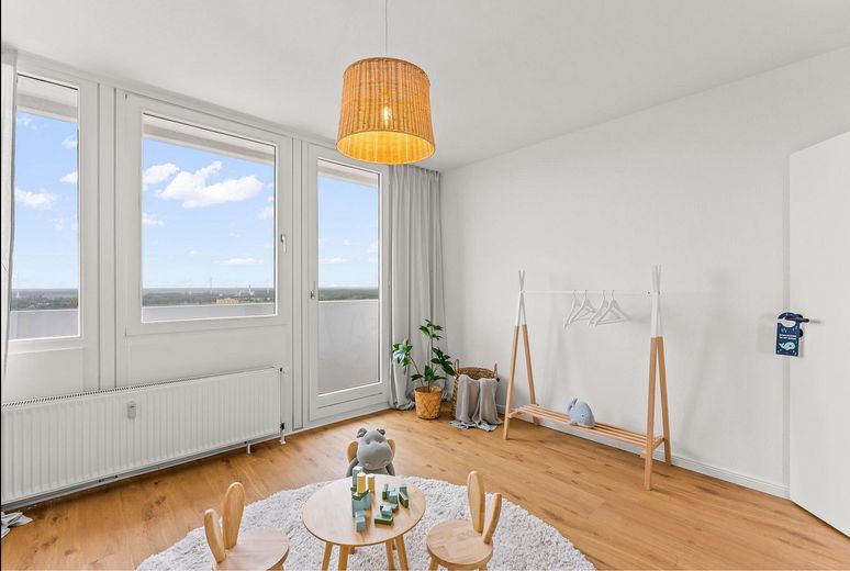 Penthouse mit Skyline-Feeling – Exklusive Wohnung im 22. Obergeschoss, provisionsfrei – Kinderzimmer