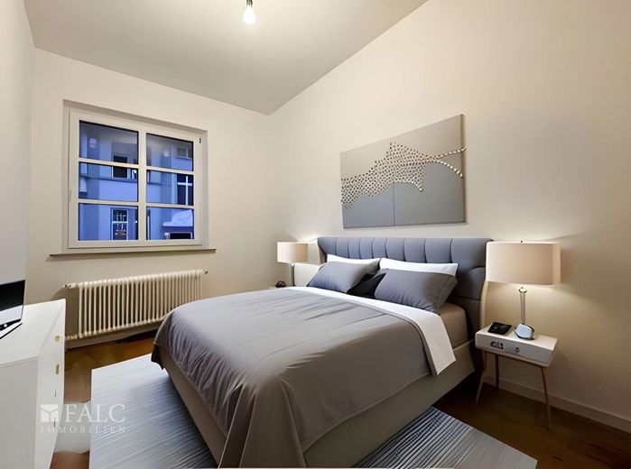Tolles 2-Zimmer Appartement im Erdgeschoss! – Schlafzimmer Visualisiert
