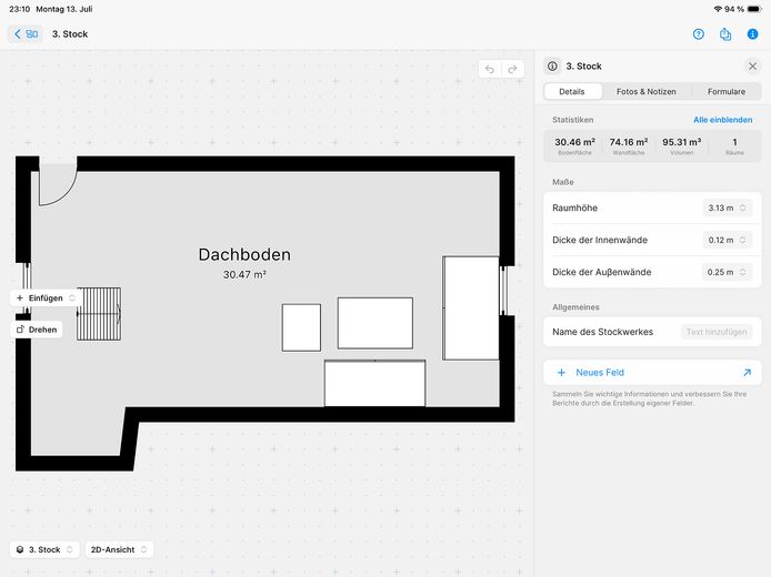 Light-filled detached house in an attractive residential area – 3.stock Dachboden