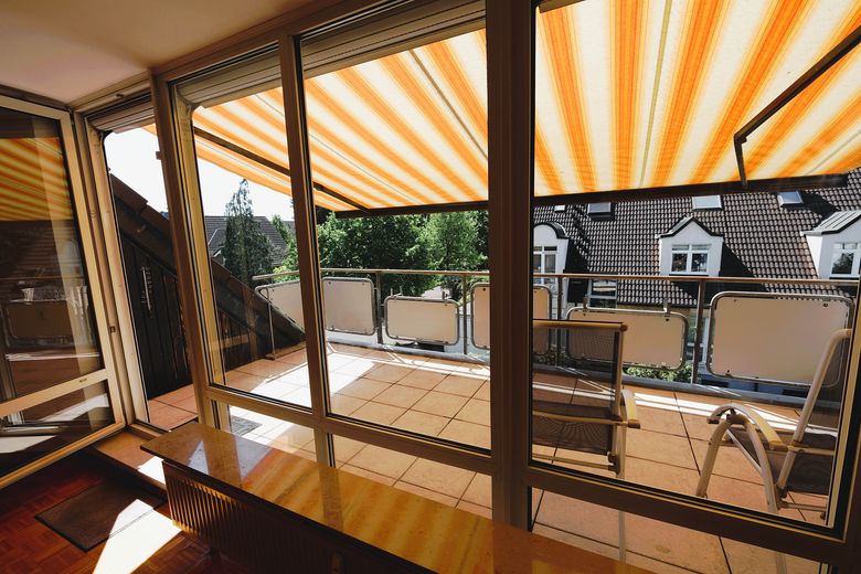 Terrasse vom Wohnzimmer
