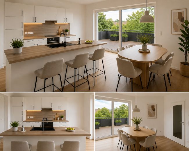 Exklusive 2-Zimmer-Wohnung mit Balkon - als Kapitalanlage – Küche