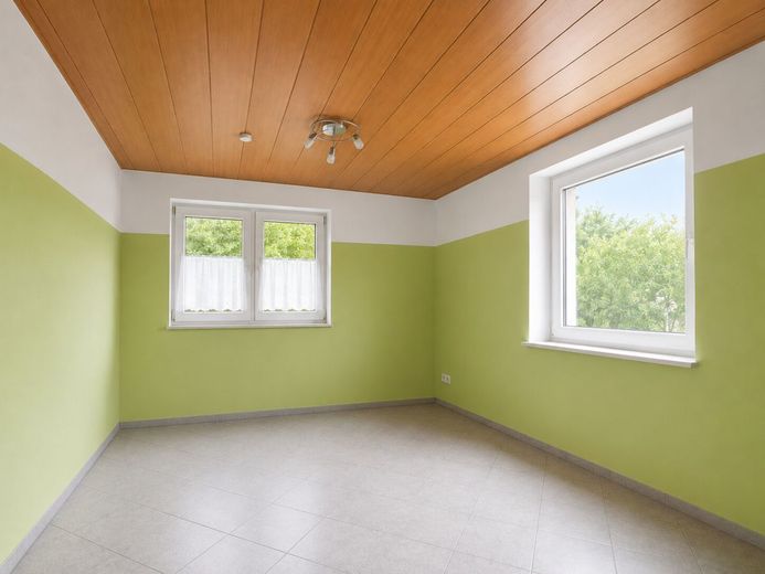 Familientraum mit Paradiesgarten - Schnuckeliges Haus - 5 Zimmer, Terrasse, Doppelgarage, Bestlage! – Arbeitszimmer im EG