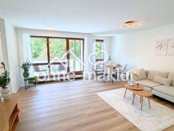 High-quality modernized 3-room apartment with a view of greenery & garage – Foto 1