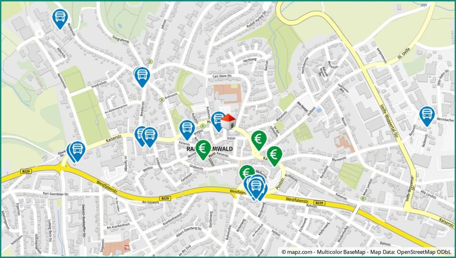 EBENERDIGE ATTRAKTIVE BÜRORÄUME IM STADTZENTRUM VON RADEVORMWALD – Hohenfuhrstraße in Radevormwald