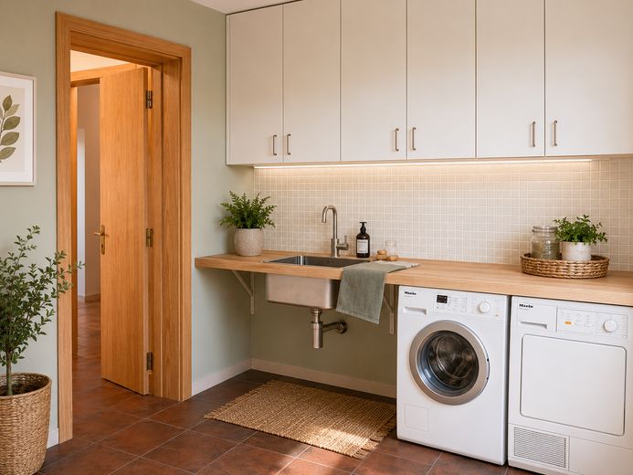 Einfamilienhaus mit 1.600 qm großem Grundstück; Privatverkauf - faires Angebot willkommen – Waschküche