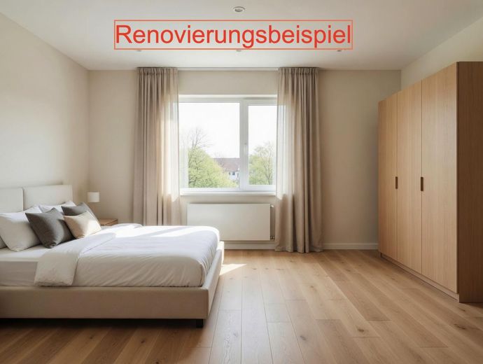 Renovierungsbeispiel Zimmer