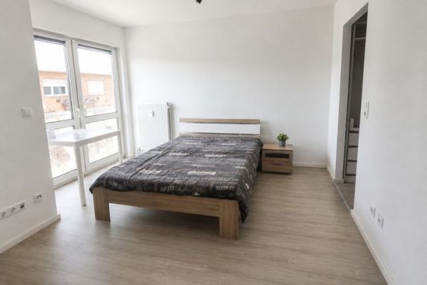 Schöne, möblierte 1-Zimmer-Wohnung 21 m² mit Pantryküche in Mannheim zu vermieten.