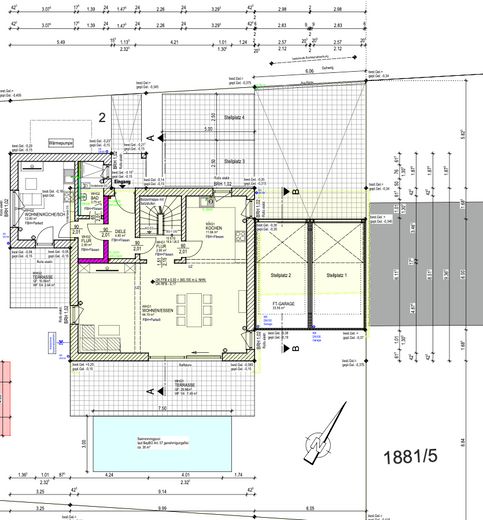 Sin comisión | Casa unifamiliar moderna con piscina y lounge | Orientación sur | Cerca de la A9 – Grundriss EG