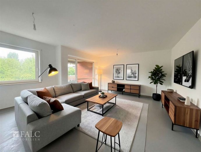 Licht, Raum und Lebensqualität - Ihre neue Wohnung in Marl – Wohnzimmer KI