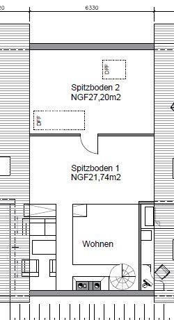 Grundriss Spitzboden
