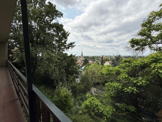 Blick vom Balkon
