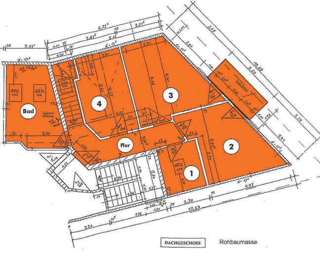 Grundriss Dachgeschoß