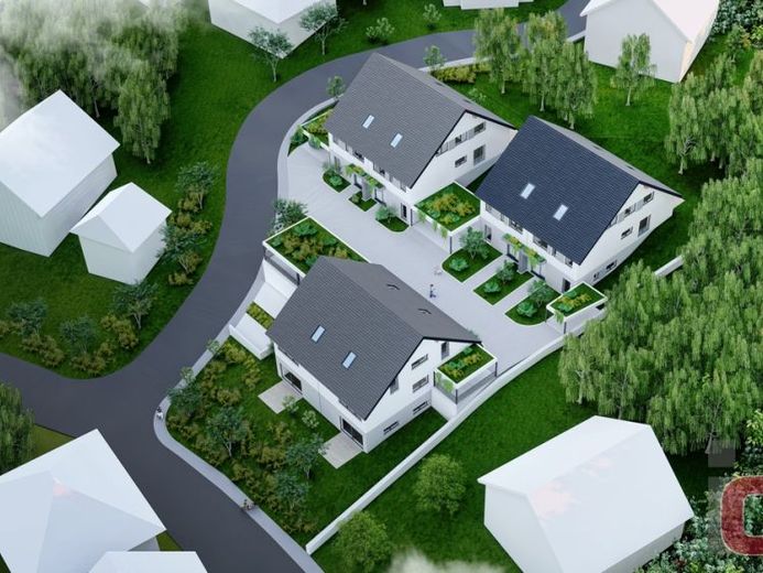Attraktive Chance in Mörlenbach: 2.066 m² Baugrundstück mit genehmigter Planung für 3 Doppelhäuser – Photo 1