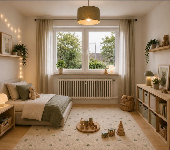 Großzügiges Reihenhaus frisch renoviert – sofort bezugsfrei - ohne Provision! – Kinderzimmer DG