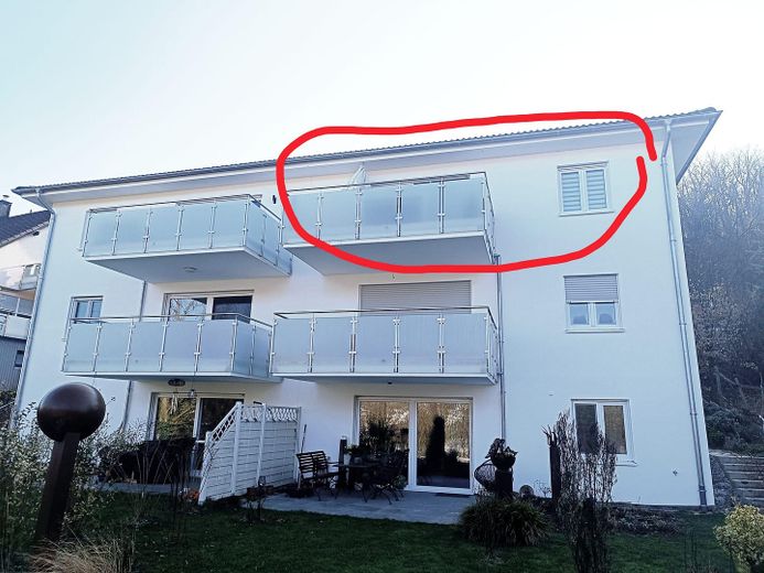 Wohnen im Grünen – Hintere Seitenansicht