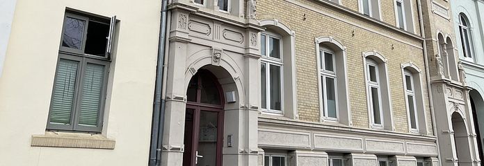 Ansprechendes Mehrfamilienhaus – Giebelansicht