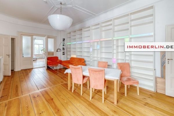 IMMOBERLIN.DE - Fascinante vivienda antigua familiar con estuco en una ubicación popular