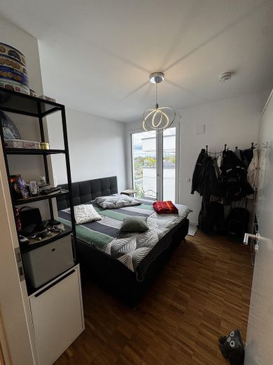 Penthouse met 2 dakterrassen | Campbell, Heidelberg | Direct te betrekken | 2 parkeerplaatsen in de ondergrondse parkeergarage – Schlafzimmer