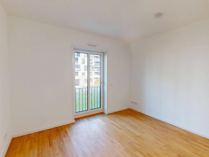 Friedenauer Höhe'de 3 odalı, ankastre mutfaklı ve balkonlu yeni yapı hayali – Ansicht I: Schlafzimmer I