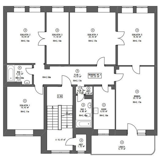 2.OG ganze Etage