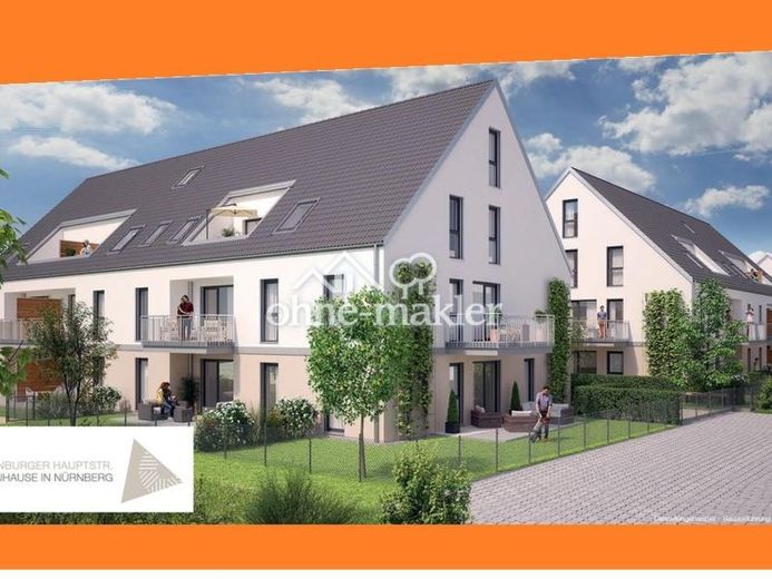 NEW-BUILD FIRST OCCUPANCY 2-room gallery apartment in Nuremberg with balcony / underfloor heating / duplex garage – Foto 1