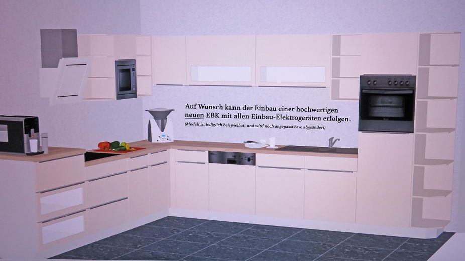 *Erstbezug nach Sanierung* 4 ZKB-Whg. 104 m² mit Terrasse & optionaler EBK – Optionale EBK (neu) 1