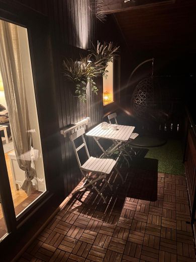 Schöne Ferienwohnung / Eigentumswohnung am Pönitzer See (Nähe Scharbeutz) – Balkon 