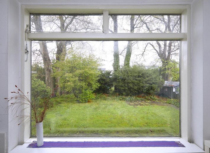 Architektenhaus in Hamburg Rissen – Blick in den Hintergarten